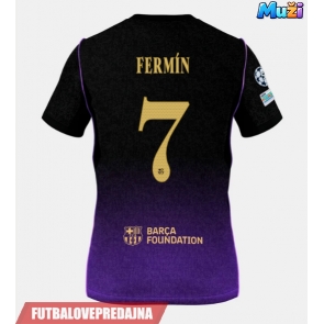 Lacne Muži Futbalové dres Barcelona Fermin Lopez #7 2026-27 Krátky Rukáv - Preč